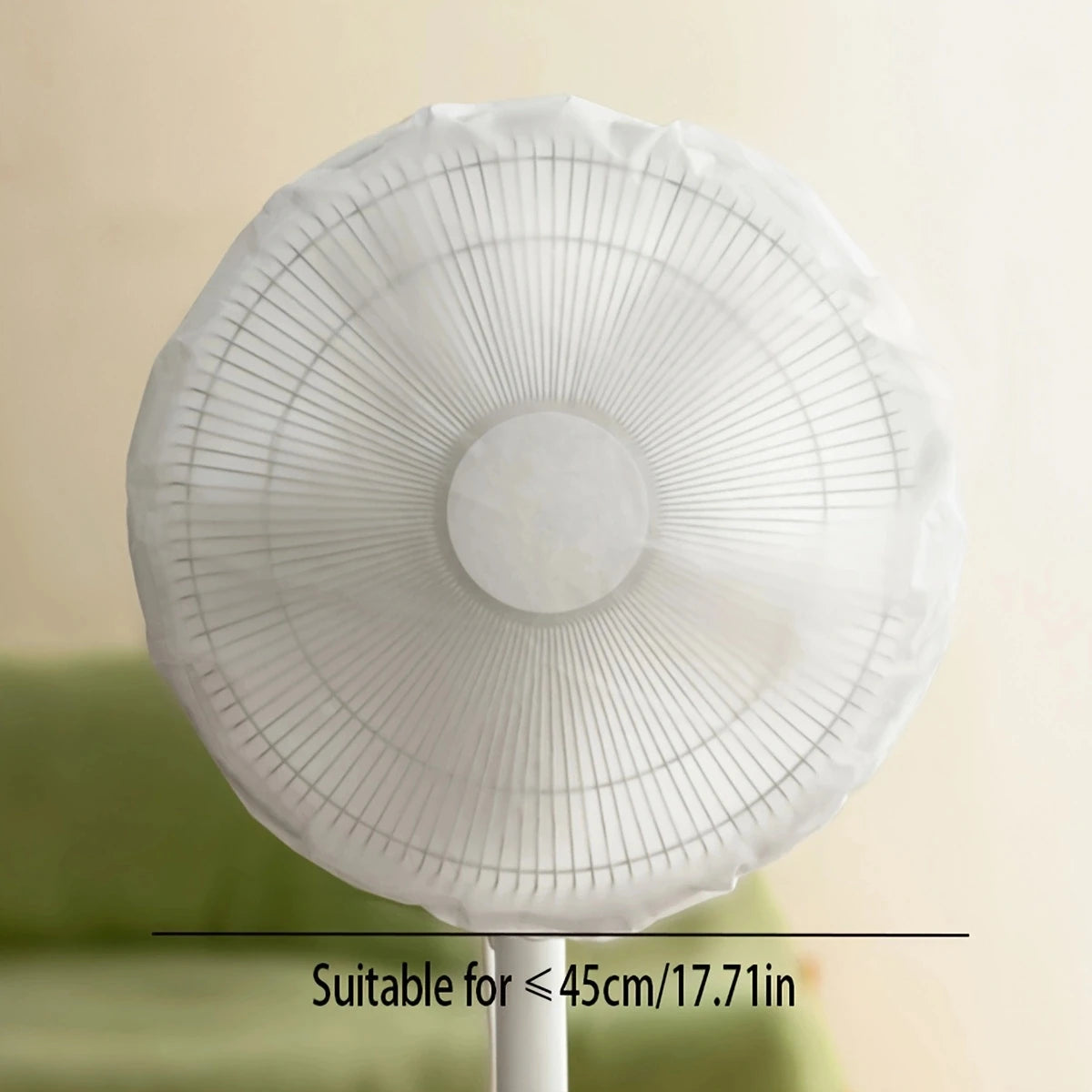 Household vertical floor fan universal dust cover, which can fully