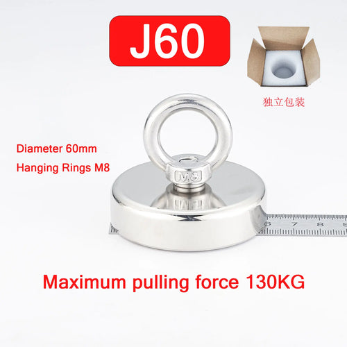 Super Strong Neodymium Fishing Magnet Hook N52 Heavy Duty Rare Earth
