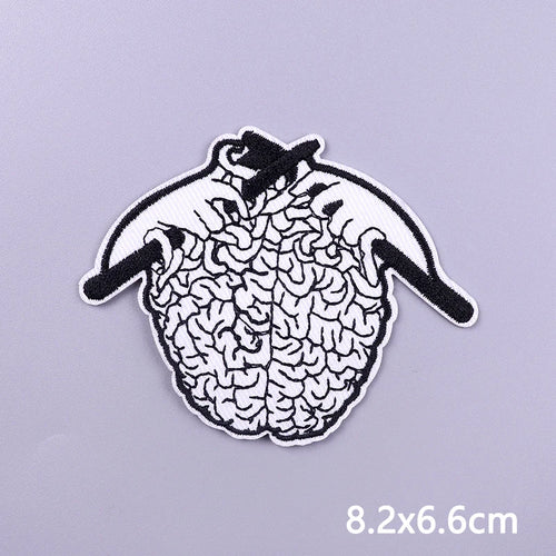 Punk Funny Patch Iron On Patches For Clothing Thermoadhesive Patches