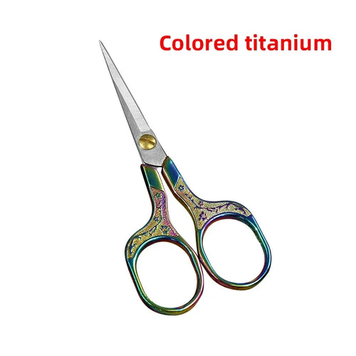 1PC Sewing Scissors Stainless Steel Retro Embroidery Tailor Scissors