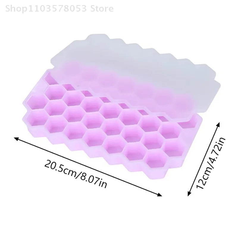 37 Grids Silicone Meatball Mold With Lid Honeycomb Rice Ball Maker