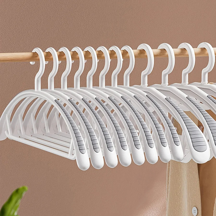 Household Non-slip Hanger, Thick And Wide Shoulder Plastic Drying