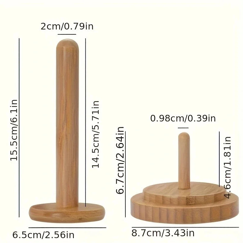 Bamboo And Wood Yarn Stand Yarn Spool Home Braided Yarn Spool Storage