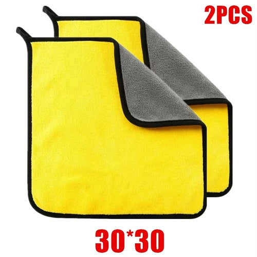 3/5/10Pcs Car Wash Microfiber Towel 30*30CM / 30*60cm Car Cleaning