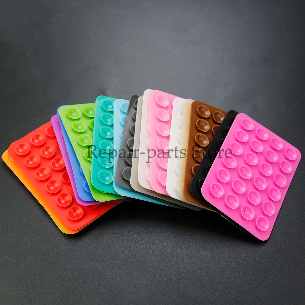2pcsThickened Silicone Suction Cup 24 Square Suction Cups Mobile Phone