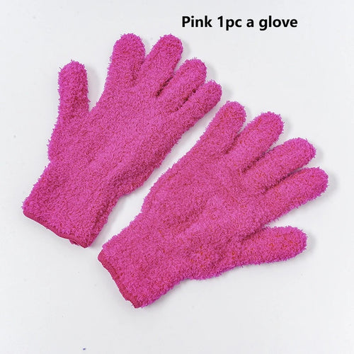 1pc Microfiber Dusting Gloves-Stretchable & Breathable Cleaning