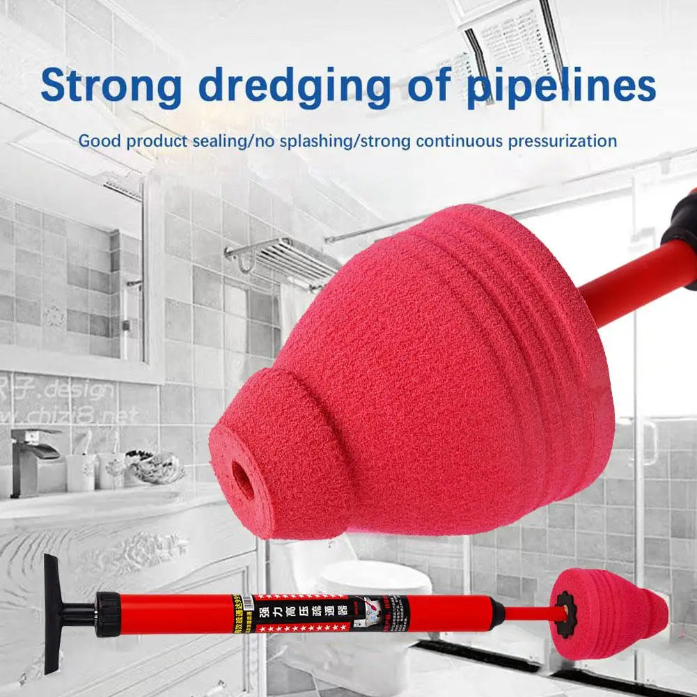 High Pressure Toilet Unblock One Shot Toilet Pipe Plunger Silicone