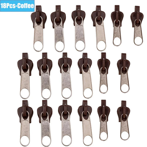 6/36pcs Fix Zip Puller Universal Instant Zippers Fix Zipper Repair Kit