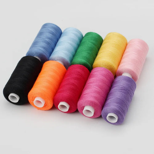 1 Set OF 10 Rolls Polyester 402 Sewing Thread For Manual and