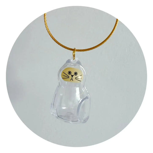 Transparent Dog Hair Storage Container Adorable Pet Keepsake Capsule