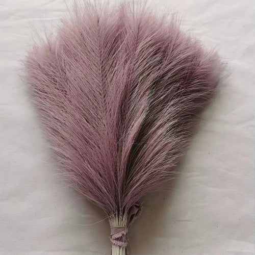 5/10/20PCS Fluffy Pampas Grass Boho Decor Artificial Flower Fake Plant