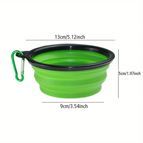 Dog Folding Bowl Portable Dog Travel Bowl Dog Food Water Bowl for