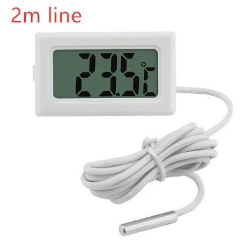 Mini Digital LCD Thermometer With Probe Indoor Convenient Temperature