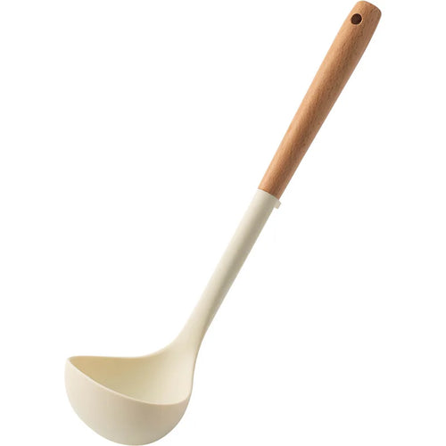 Silicone Kitchen Utensils Set Wooden Handle Non-stick Spatula Cookware