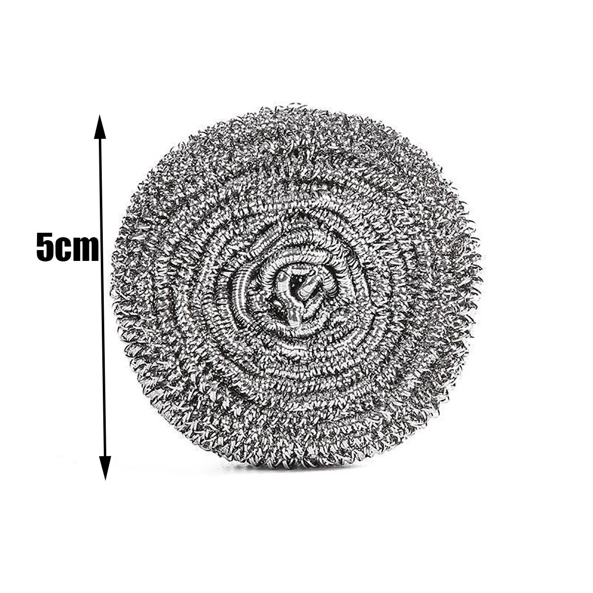 6/12 PCS Stainless Steel Scrubber, Scrubbing Scouring Pad, Steel Wool