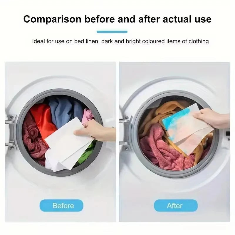 50/100/150pcs 50pcs/1bag Anti-Staining Laundry Tablet Color Catcher