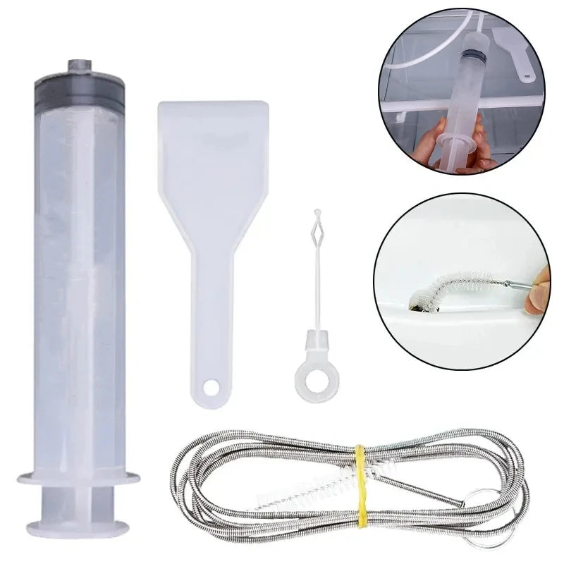 5/6 Pcs Refrigerator Drain Hole Clog Remover Fridge Hole Brush Water