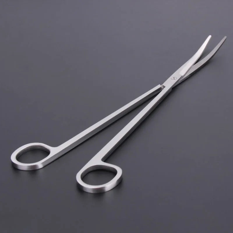 Aquarium Scissor Tools Fish Tank Tweezer Plants Wave Scissors Grass