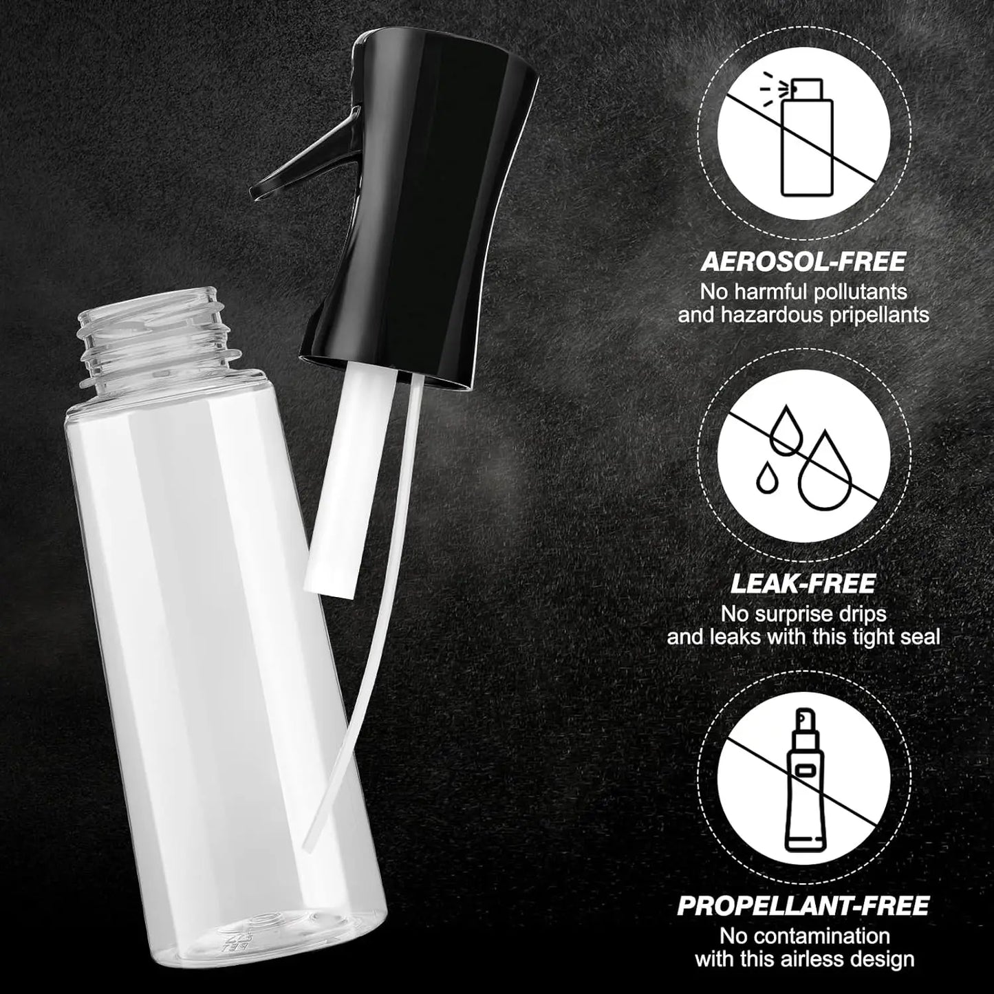 200/300/500ml Oil Spray Bottle Kitchen Baking Olive Oil Dispenser