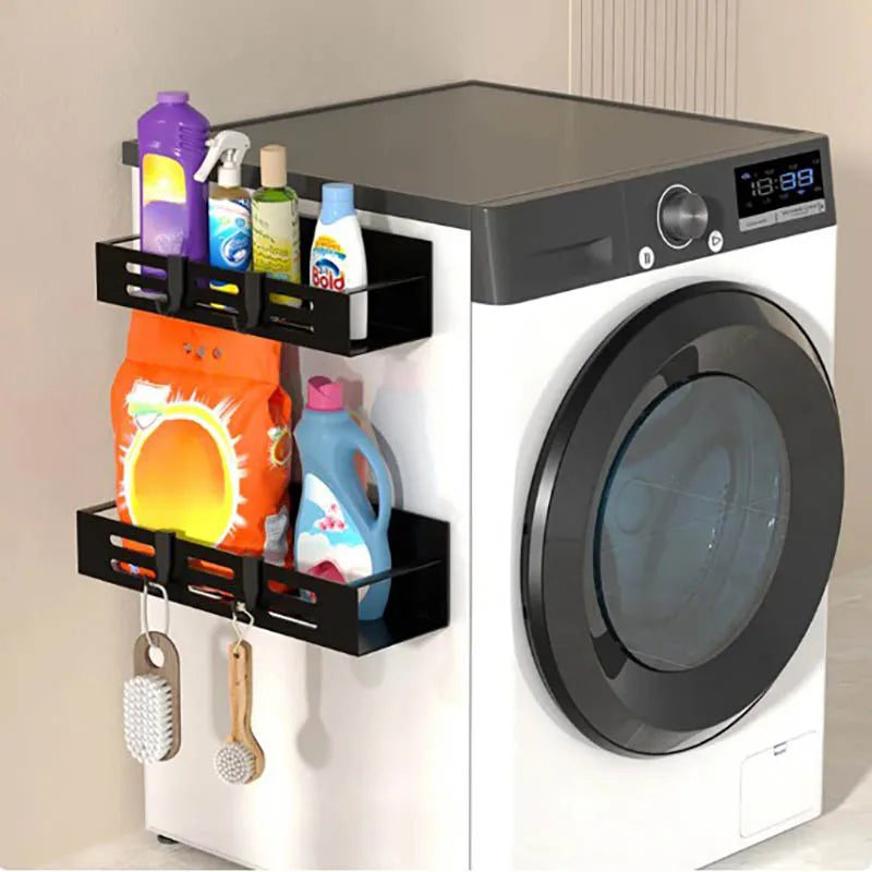 1/2pcs Magnetic Storage Shelf Household Kitchen Refrigerator Washing