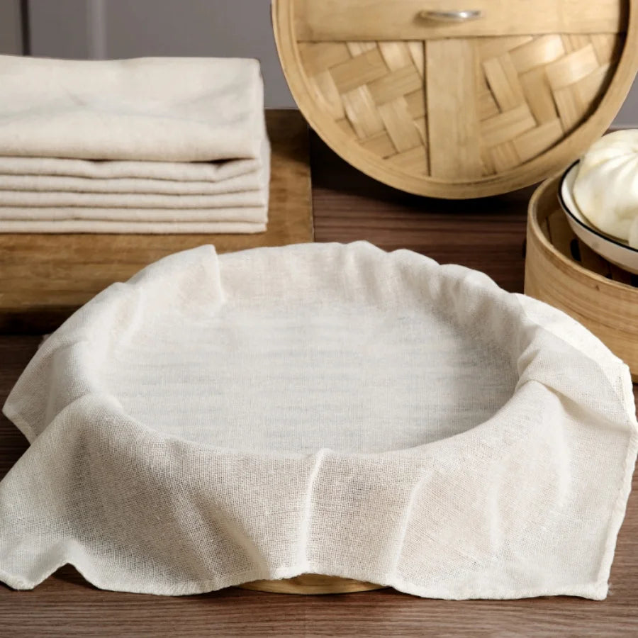 2pcs cotton Steamer Cloth high density curd cloth filter soybean milk