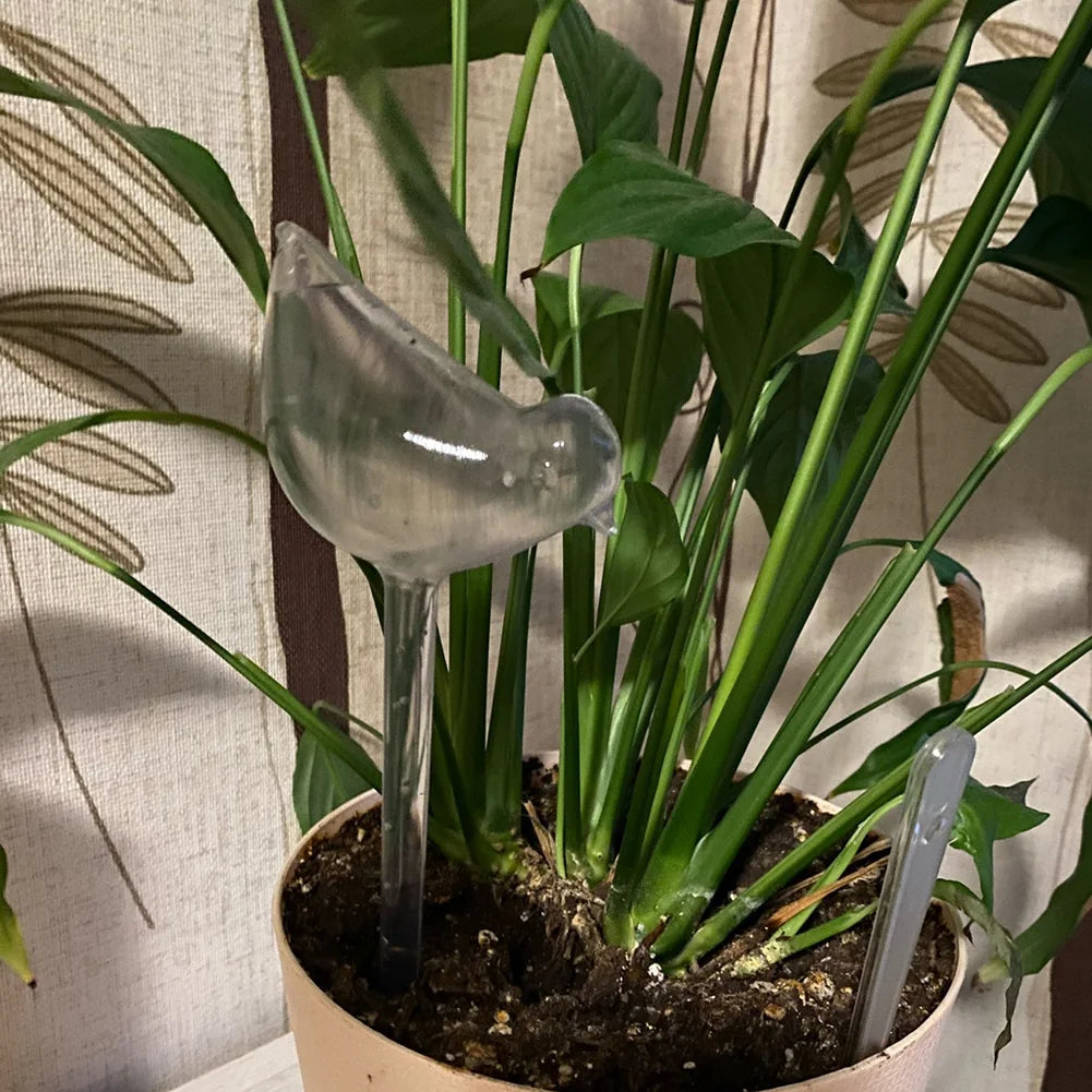 1-15pc Automatic Plant Watering Bulbs Self Watering Bird Shape Water