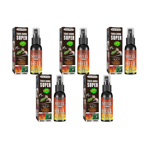 6pcs-1pcs 30ml Halloween Props Liquid Fart Spray Non Toxic Stink Bomb
