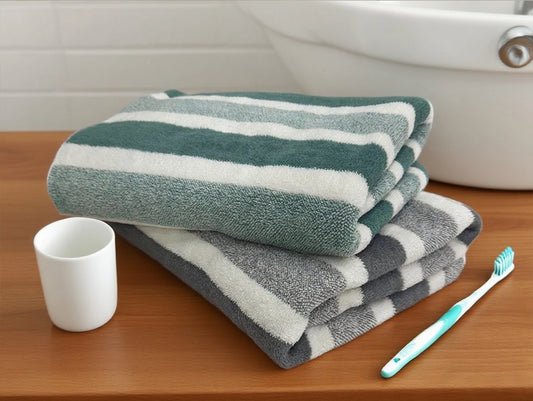 1-pack thick bath towel, strong water absorption and quick drying, non