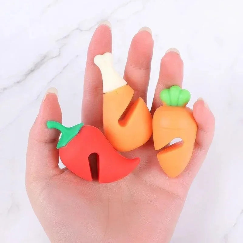 Silicone Pot Lid Anti-spill Rack Heat-resistant Anti-Overflow Stoppers