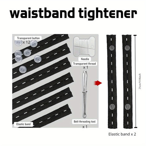 2 pieces Invisible belt tightener set Sewing tools Seamless trouser