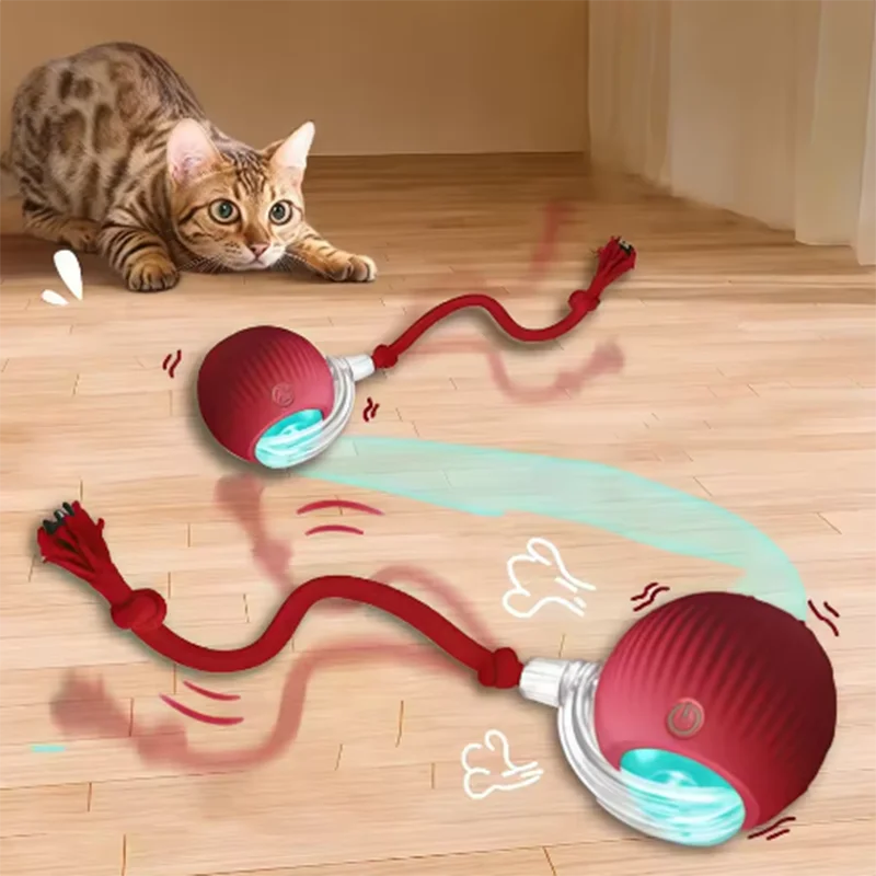 Intelligent interactive cat ball long-lasting and durable easy to