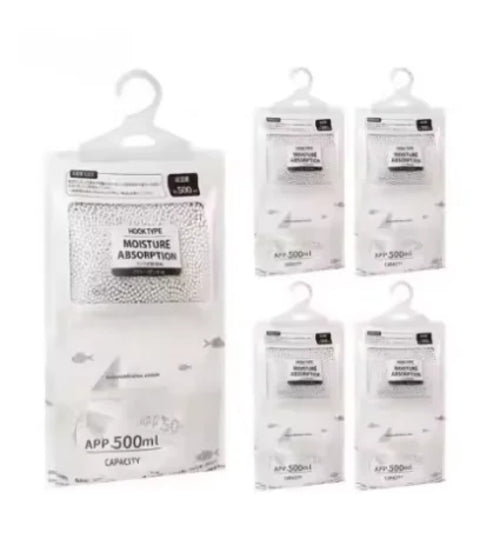 Hanging Dehumidification Bag, Water Absorption Bag, Moisture-Proof,