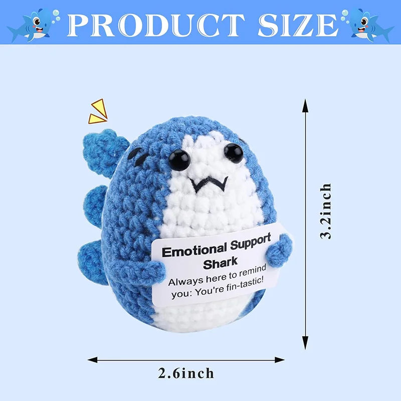 Positive Crochet Potato Animal with Positive Message, Emotional