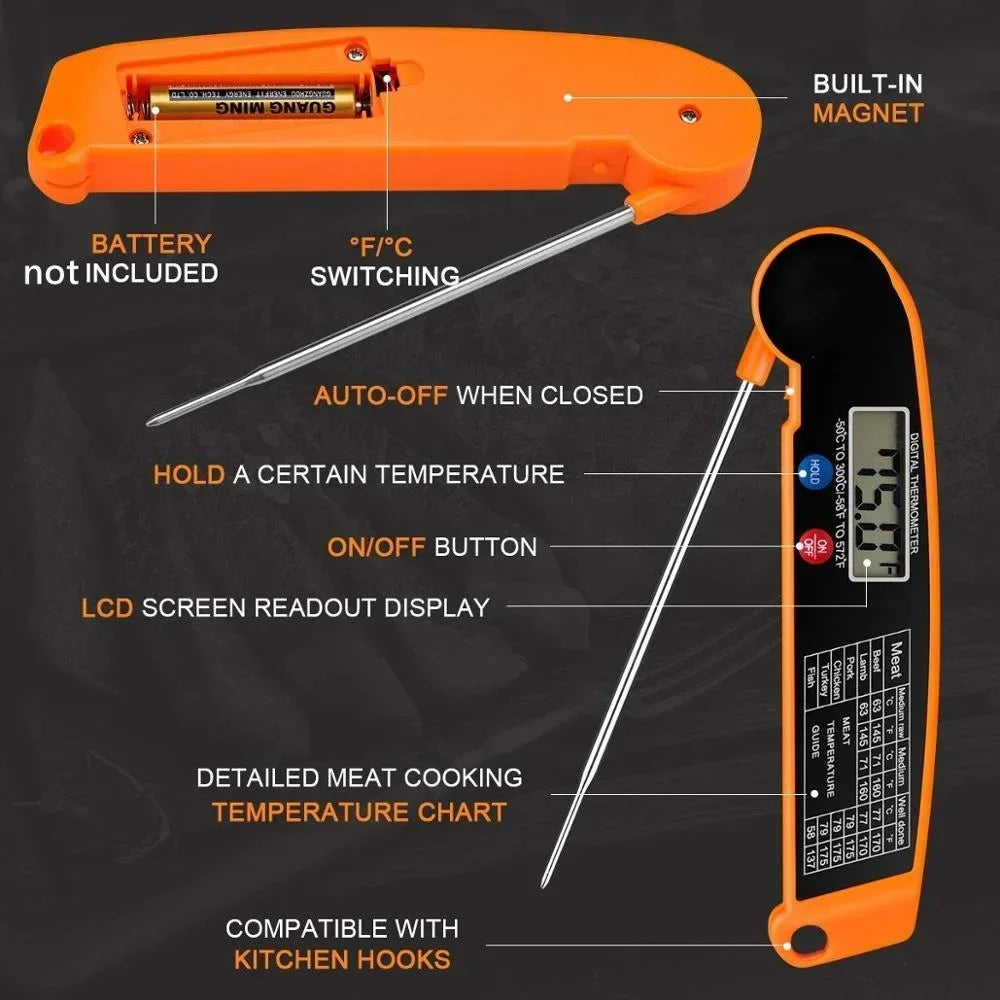 Digital Kitchen Food Thermometer For Meat Water Milk Cooking Food