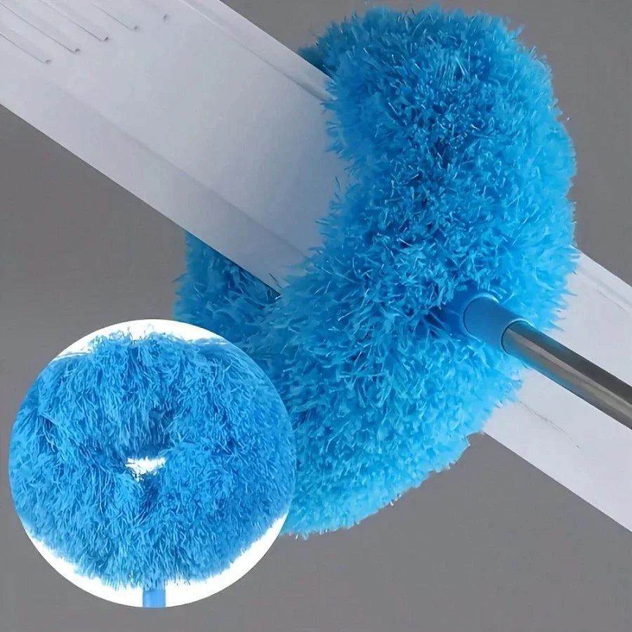 1PC Microfiber Ceiling Fan Duster Extends Up To 80cm Long Handled Dust