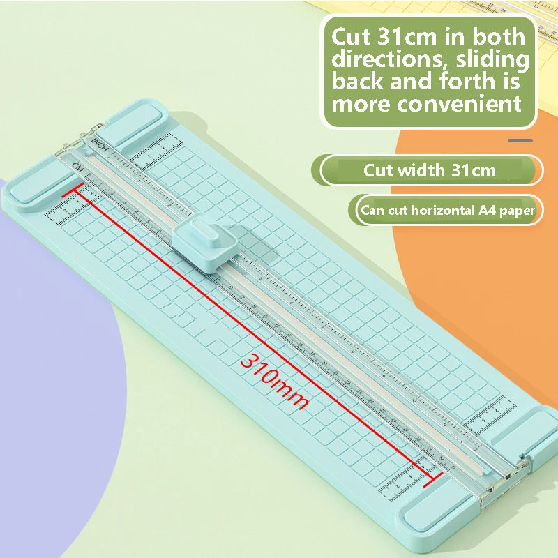 1PC 4 in 1 two-way paper cutter, manual office paper cutter, send 4