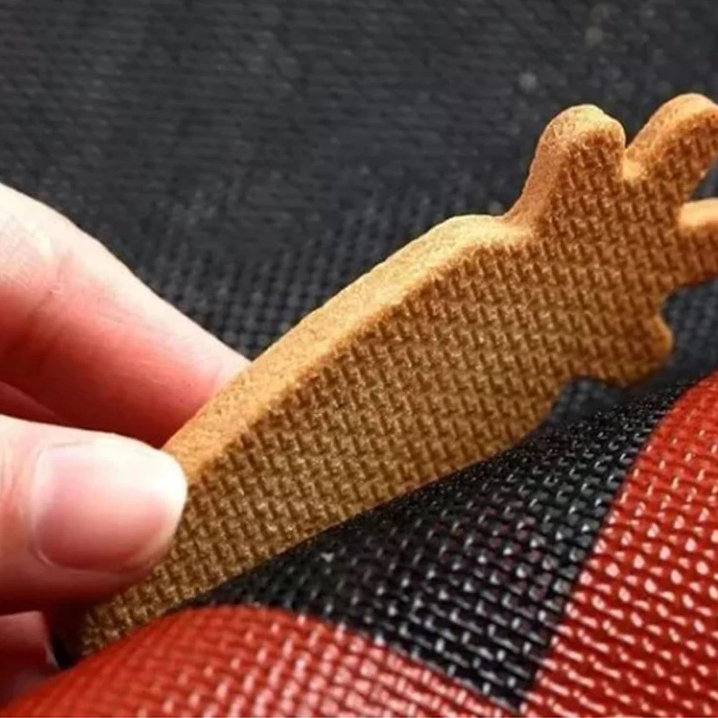 Perforated Silicone Baking Mat, with Puff & Round Patterns, Reusable