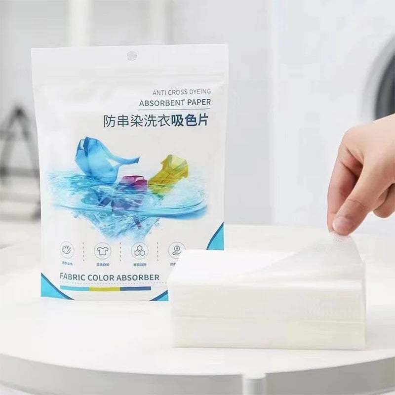 50/100/200PCS Laundry Color Absorbing Paper Anti-dyeing Laundry