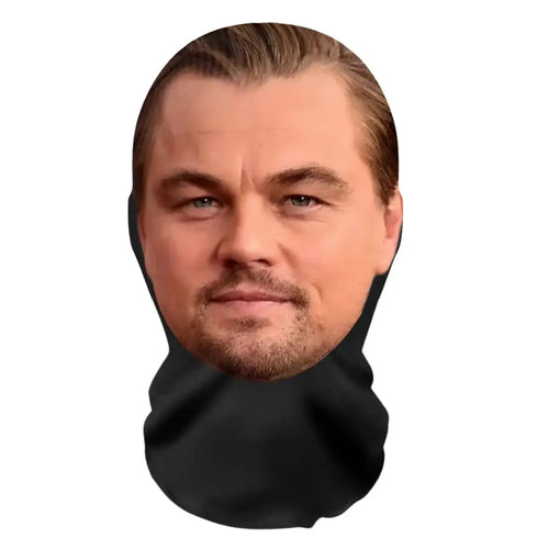 2025 New 3D Printed Mask Funny Mesh Mask Full Face Headwear Elastic