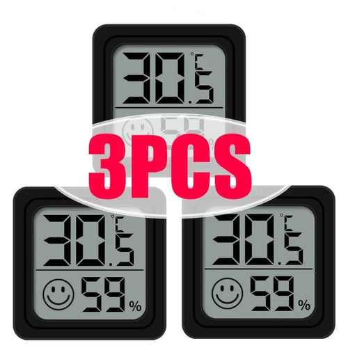 1/3/4/6 PCS Mini LCD Digital Thermometer Hygrometer Indoor Room