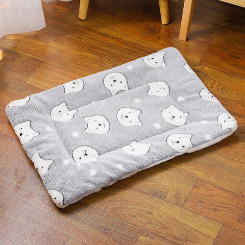 Thicken Cat Mat Breathable Flannel Cat Sleeping Mat Soft Dog Cushion