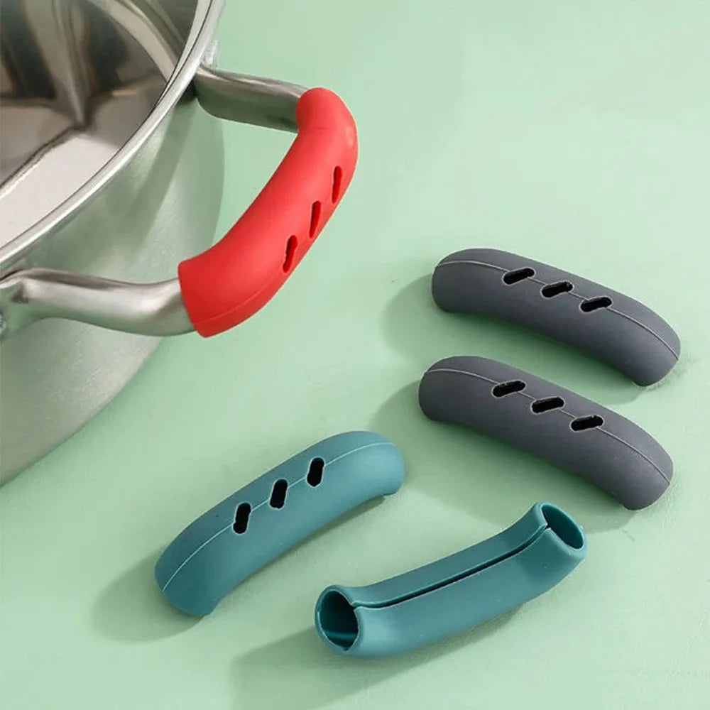 YS00050--2PCS  Grip Silicone Pot Holder Sleeve Heat Resistant Pot