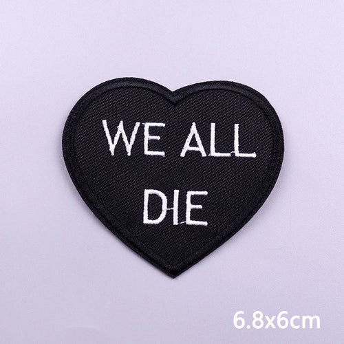 Punk Funny Patch Iron On Patches For Clothing Thermoadhesive Patches