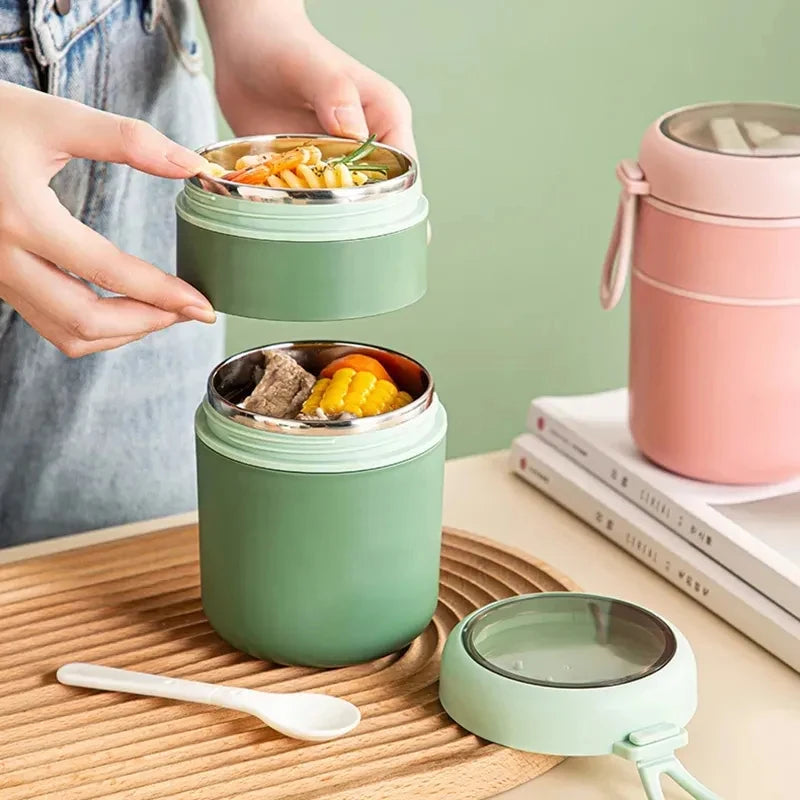530ml/710ml Food Thermal Jar Insulated Soup Cup Thermos Containers