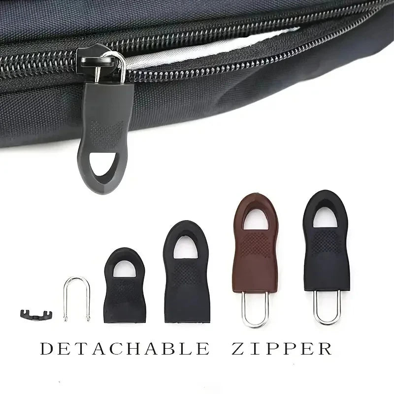 8pcs Replacement Zipper Head Tool-free Removable Zipper Puller for