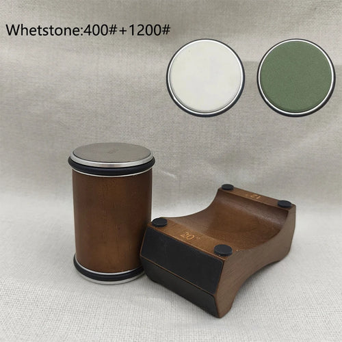 2025 New Design Rolling Knife Sharpener 4 Angle 12/15/18/20 Wooden