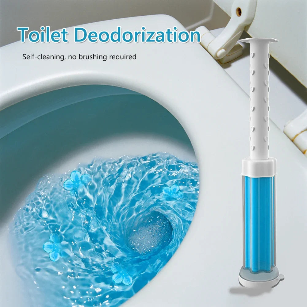 Toilet Cleaner Gel Remove Odors Leave Flower Aromatic Toilet Gel No