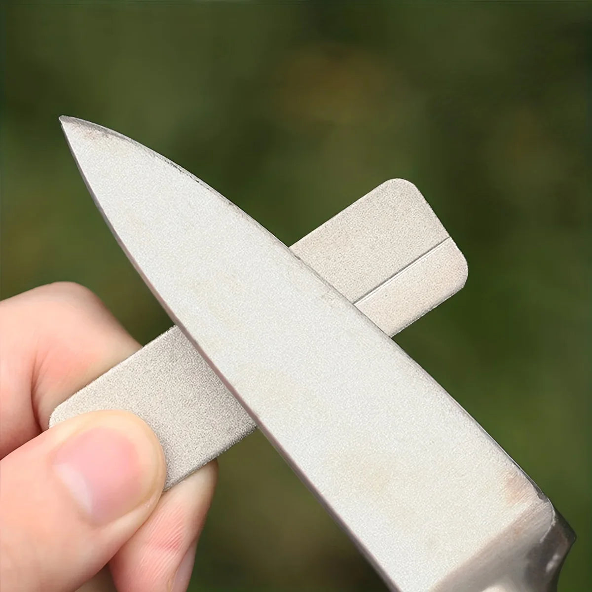 Knife Sharpener Diamond Pocket Tools Mini Keychain Outdoor Camping