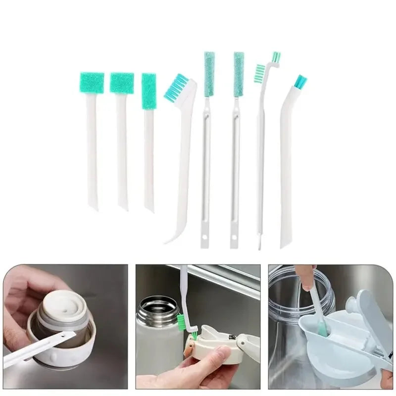 Household Cleaning  Brush Set for Bottle Window Crevice Clean Cleaning
