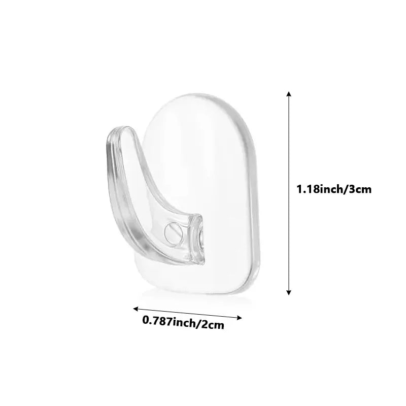 Transparent Mini Small Hooks Household Load-bearing Adhesive Hooks